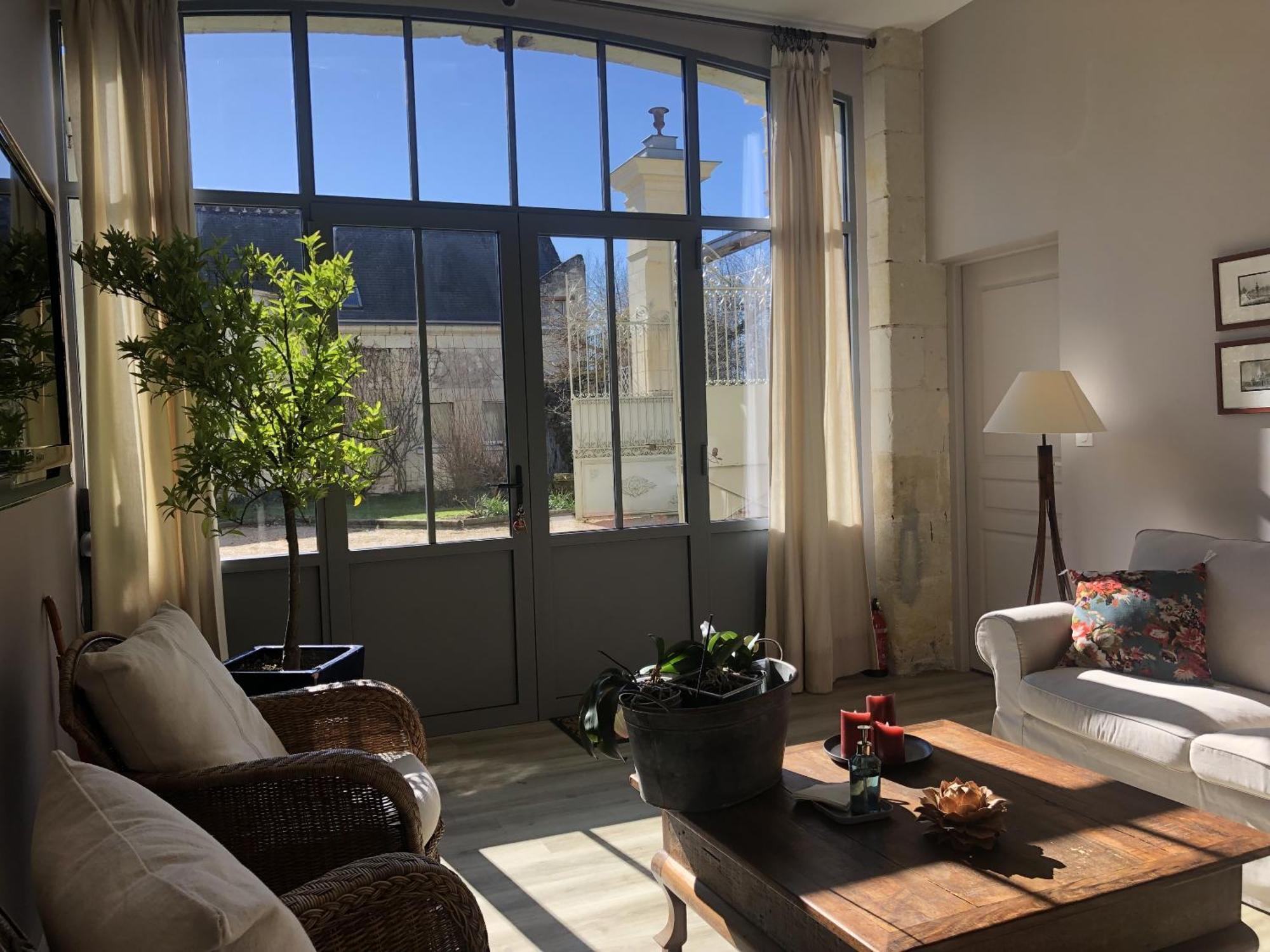 La Penesais Villa Beaumont-en-Véron Kamer foto