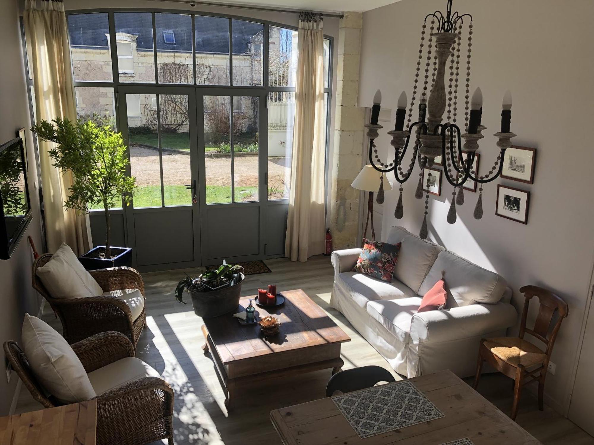 La Penesais Villa Beaumont-en-Véron Kamer foto